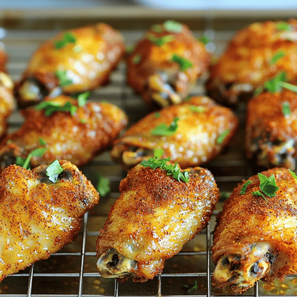 Crispy Dry Rub Chicken Wings Flavorful and Simple Dish