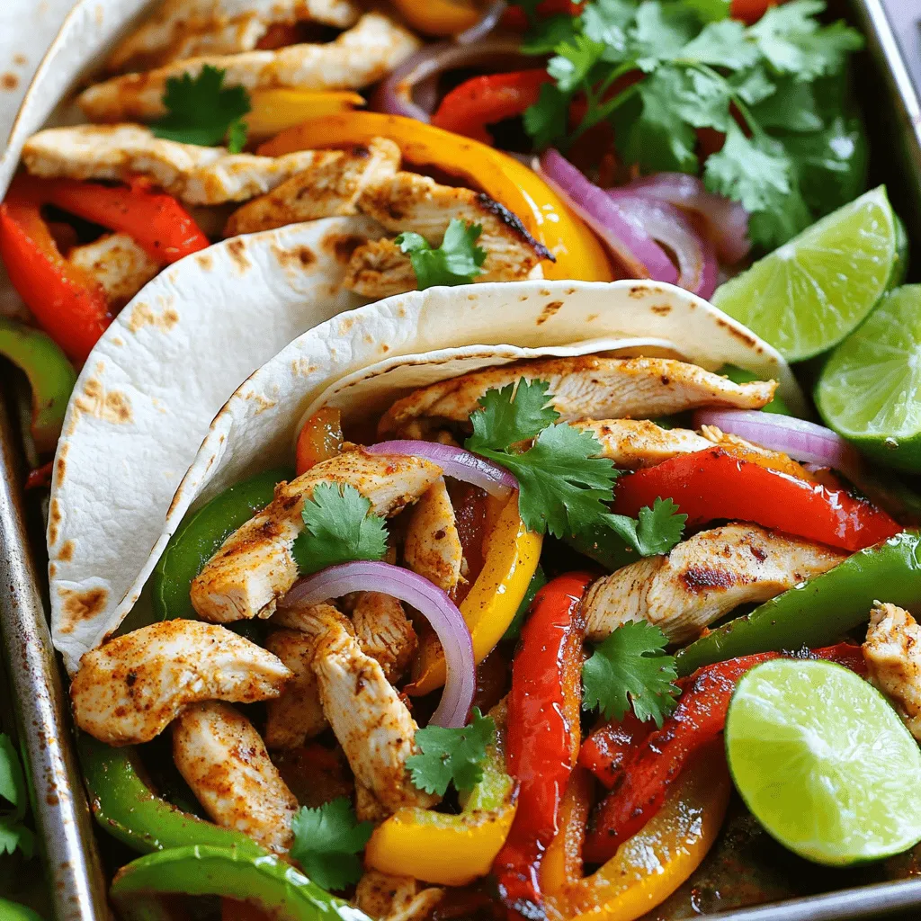 Sheet Pan Chicken Fajitas Flavorful and Easy Meal