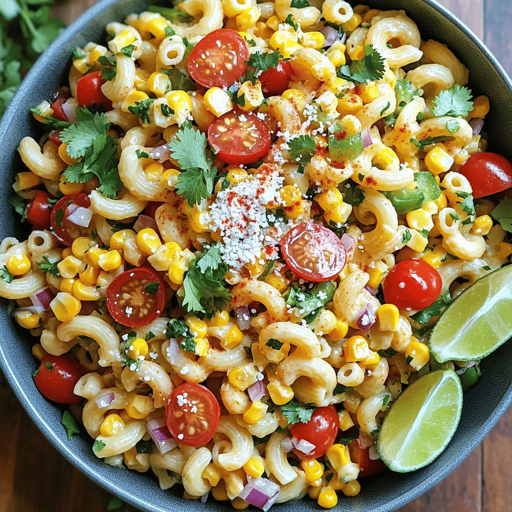 Street Corn Pasta Salad Fresh and Flavorful Dish