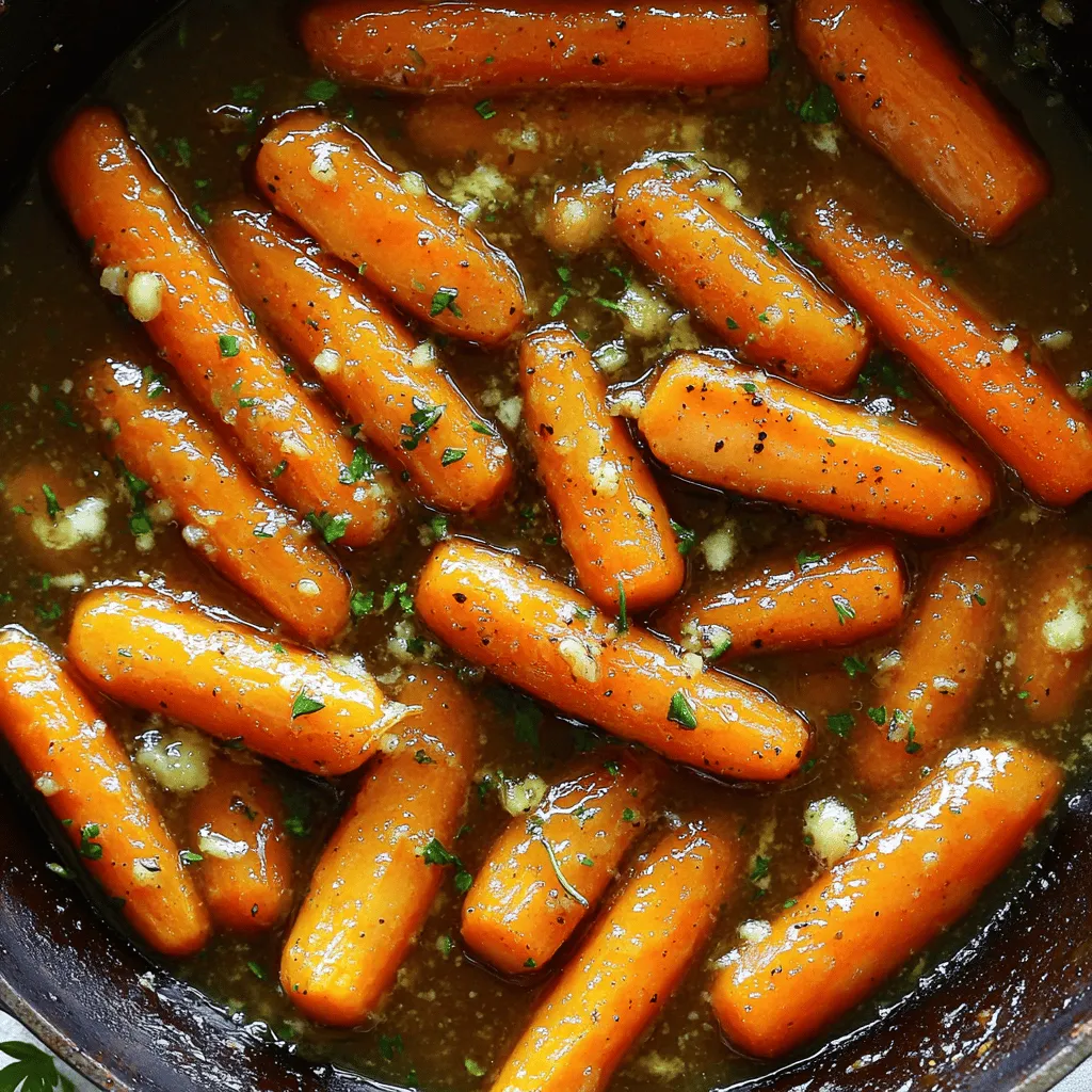 Honey Garlic Butter Carrots Delicious Side Dish Recipe