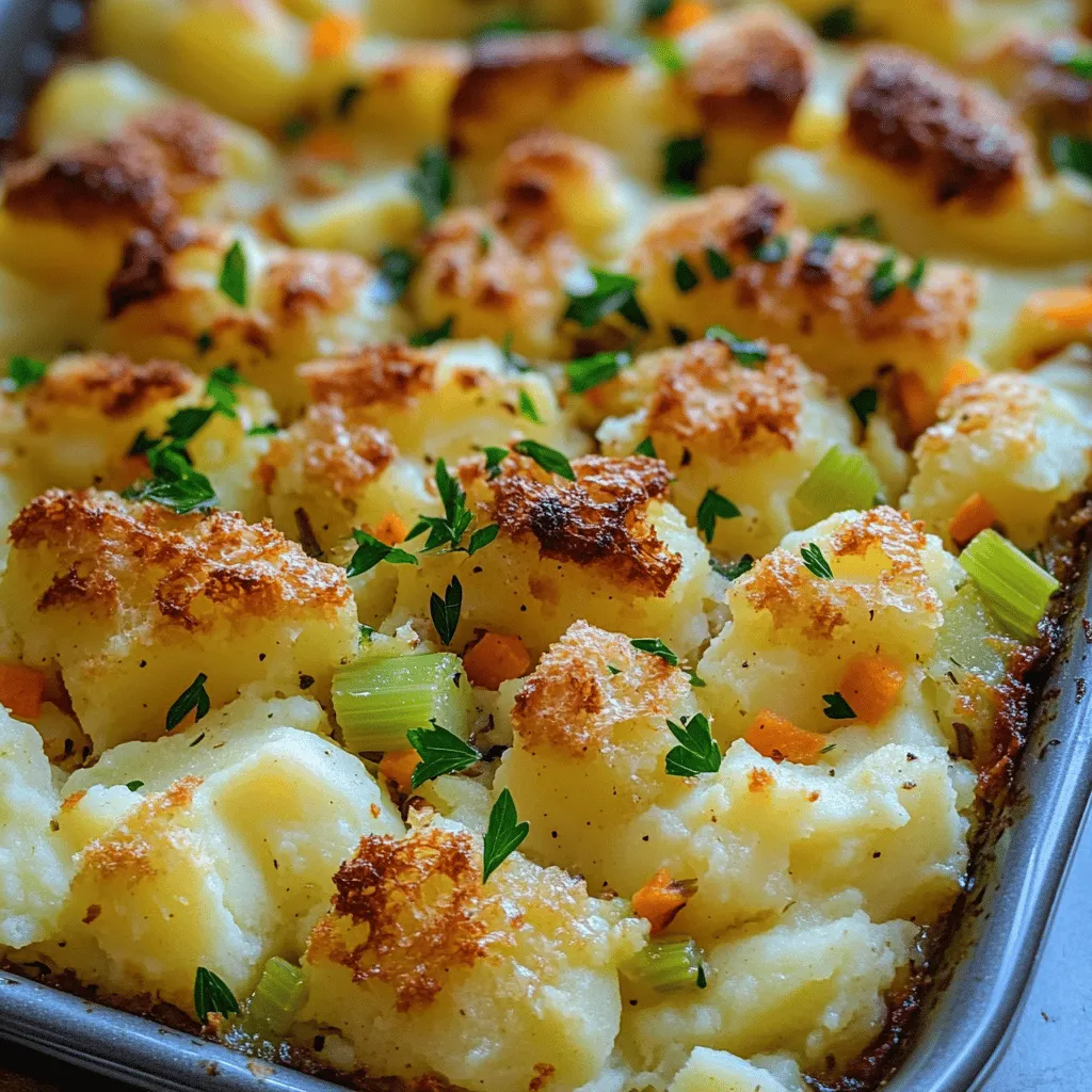 Amish Potato Stuffing Savory and Comforting Side Dish