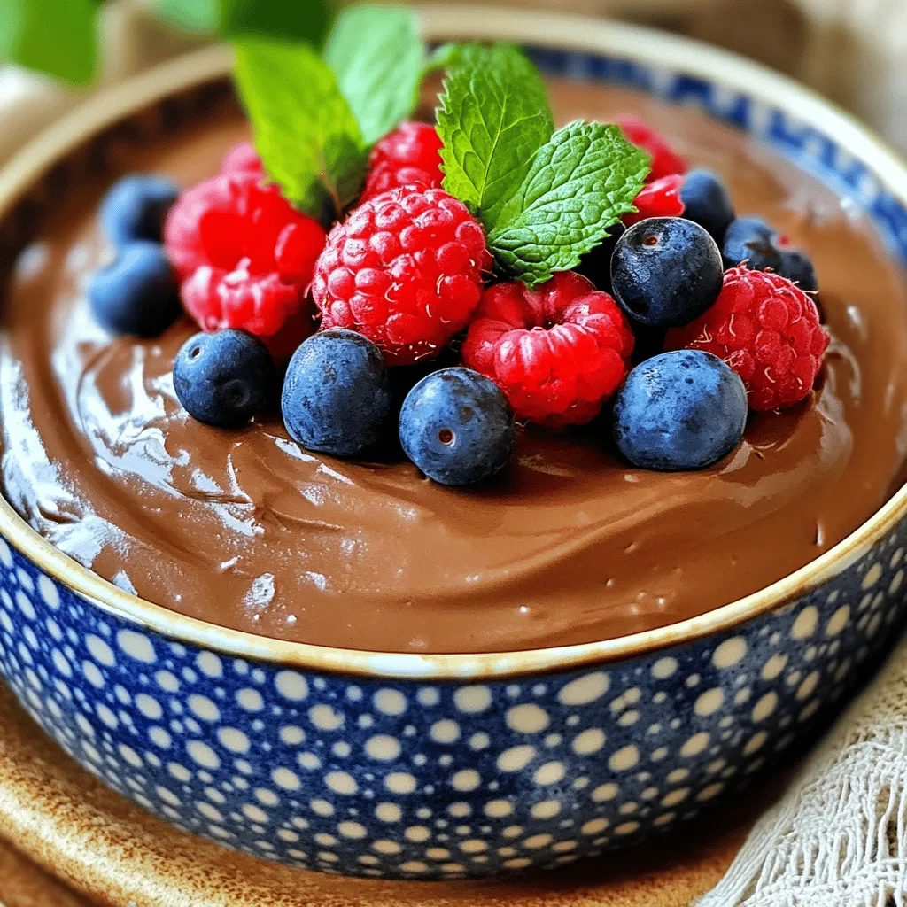 High Protein Cottage Cheese Chocolate Mousse Delight