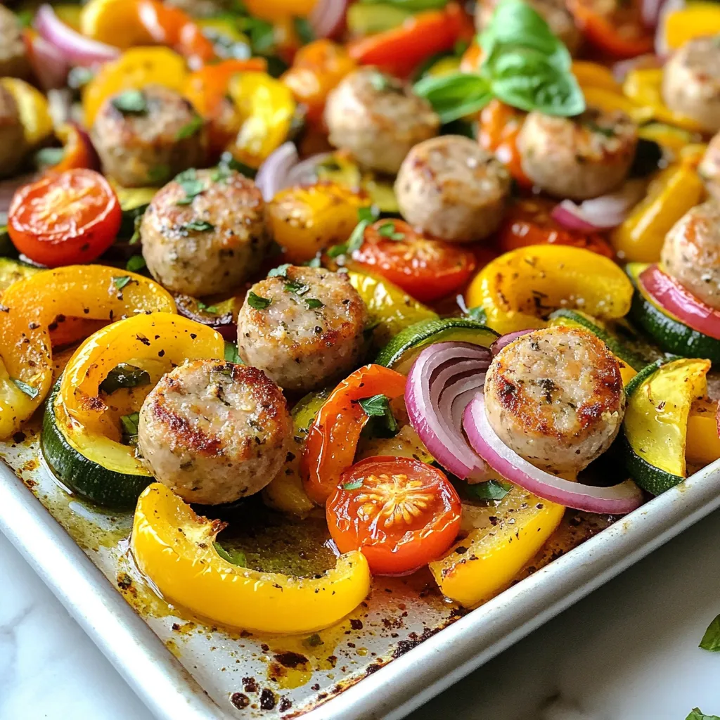 Satisfying Sheet Pan Sausage and Veggies Dinner