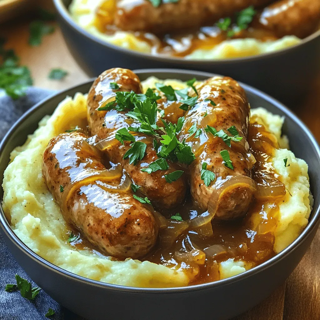 Easy Bangers And Mash Recipe Simple Comfort Meal