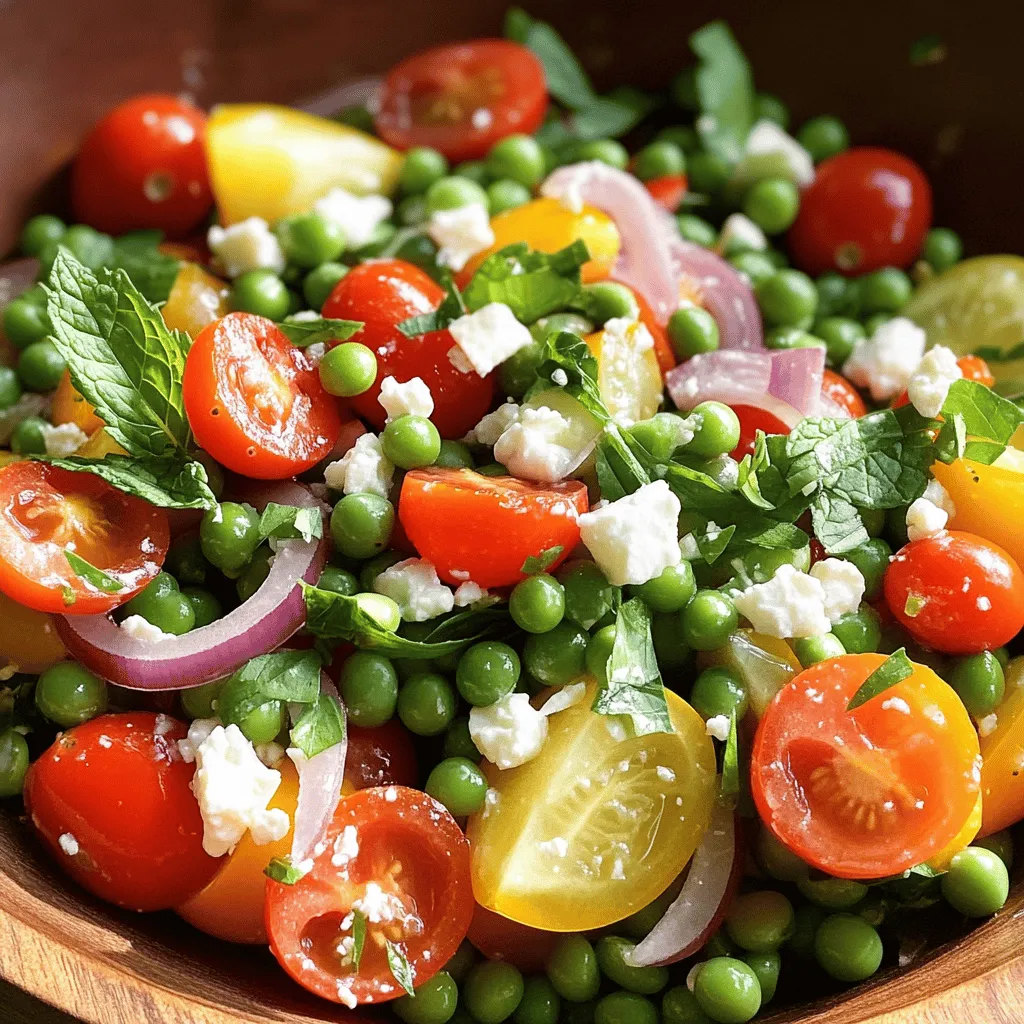 Easy Pea Salad Simple and Fresh Flavor Boost