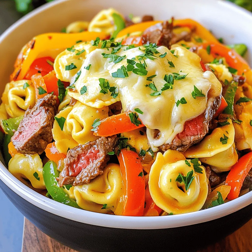 Cheesesteak Tortellini Bliss Flavorful and Simple Recipe