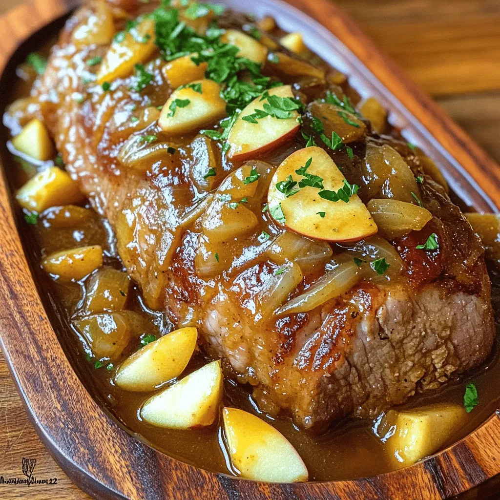Savory Apple Cider Braised Pork Shoulder Recipe