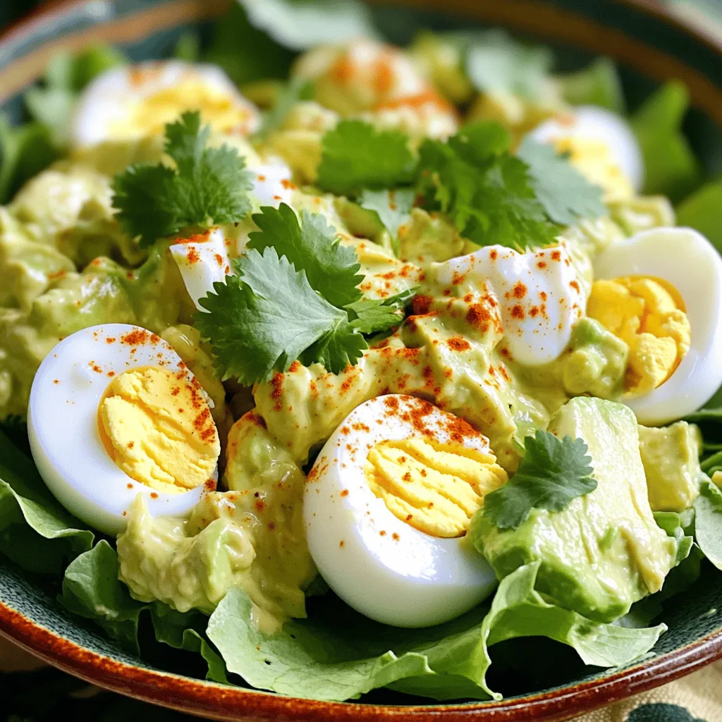 Avocado Egg Salad Tasty and Healthy Meal Choice