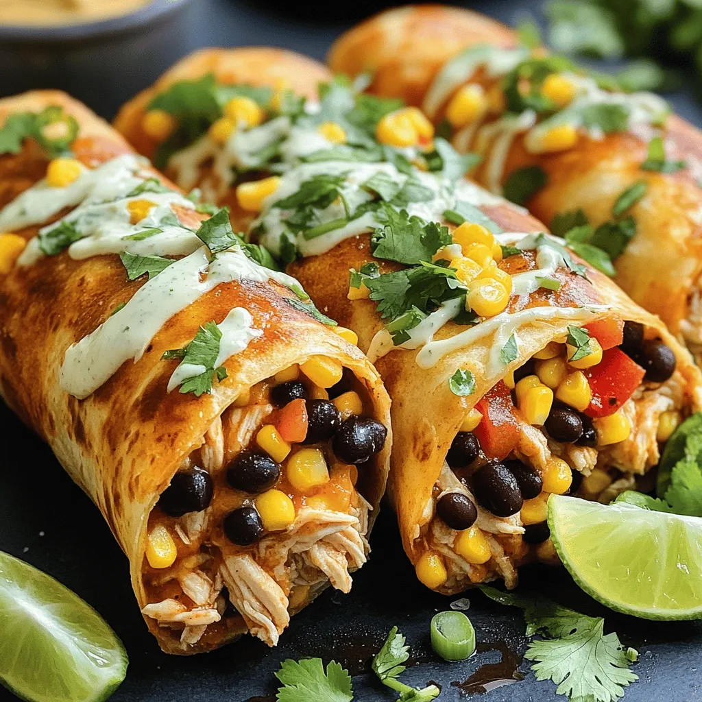 Chipotle Ranch Chicken Burritos Flavorful and Easy Meal