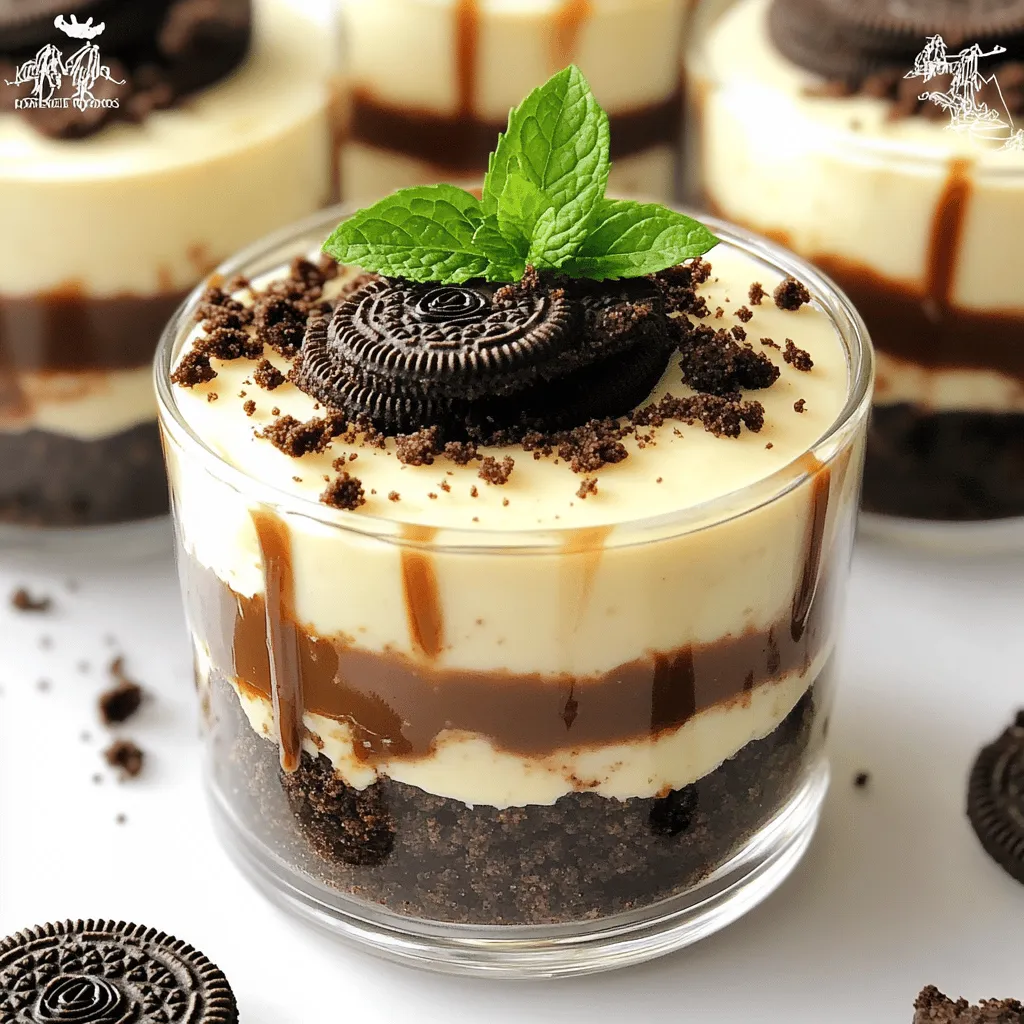 No-Bake Oreo Cheesecake Cups Easy and Delicious Treat