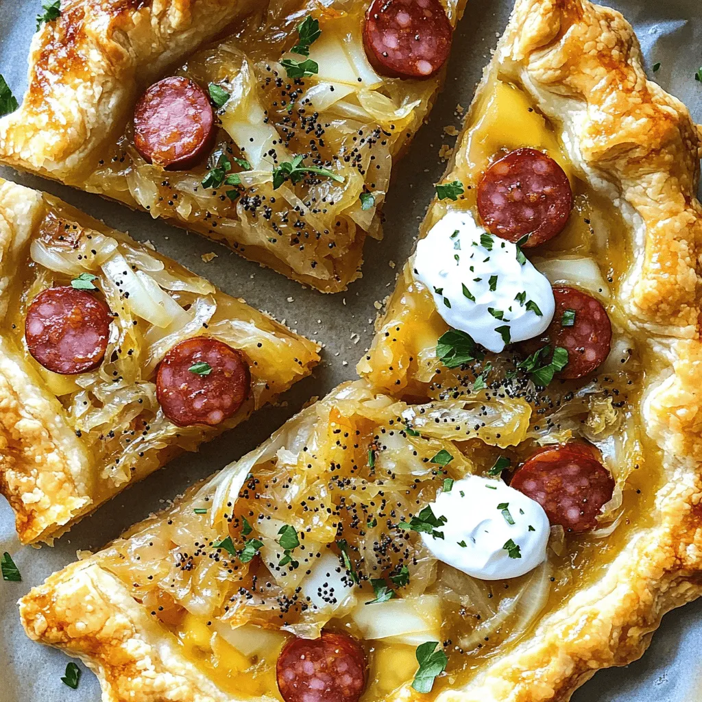 Kielbasa &#038; Sauerkraut Polka Pie Tasty and Simple Recipe