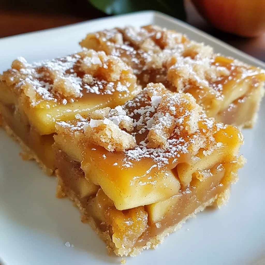 Salted Caramel Apple Bars Irresistible Dessert Treat
