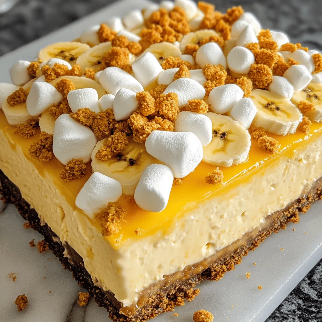 To create a delicious Banana Pudding Crunch Cheesecake, gather these simple ingredients. This recipe combines sweet bananas, rich cream cheese, and crunchy toppings for a tasty treat everyone will love.