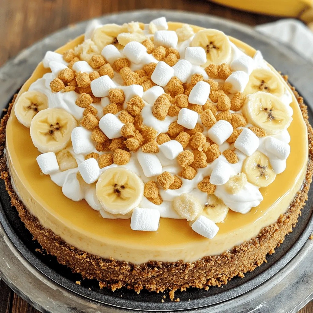 Banana Pudding Crunch Cheesecake Tasty and Simple Delight