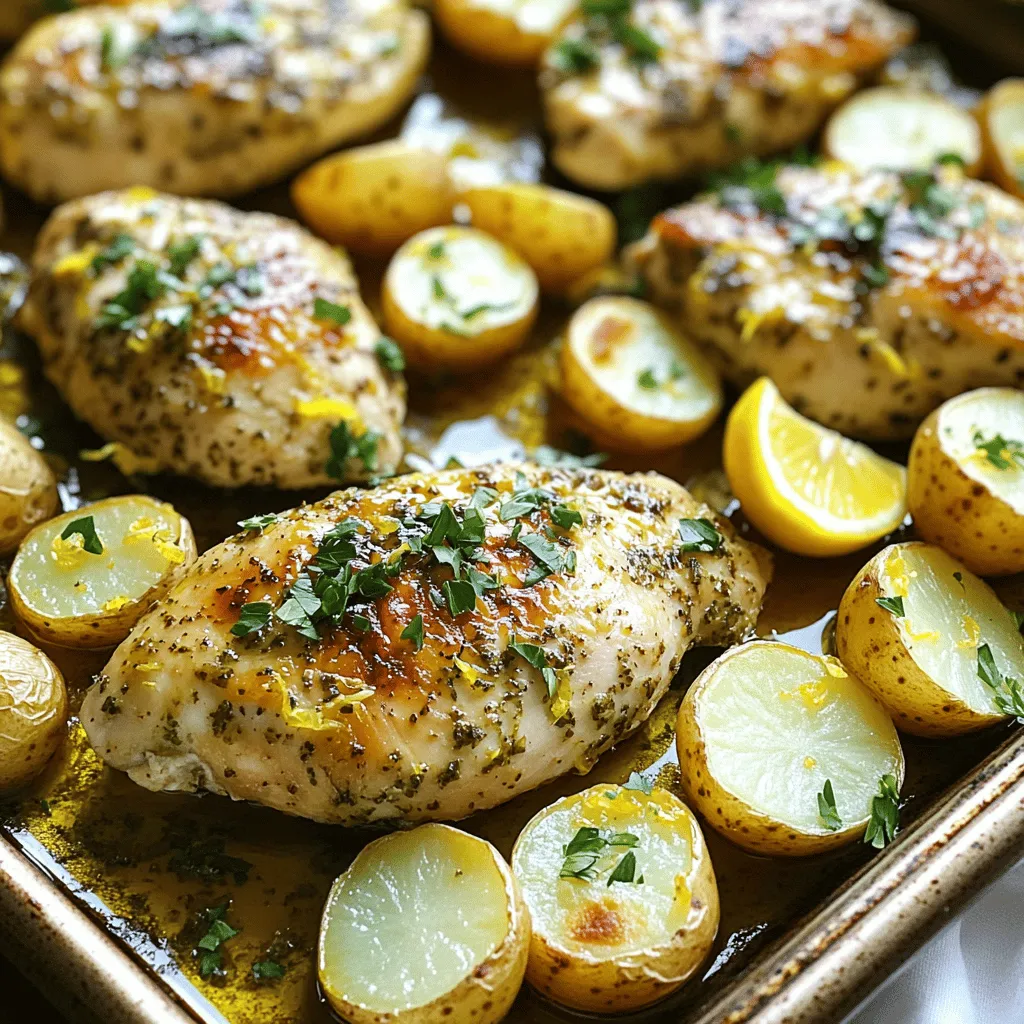 Lemon Herb Chicken &#038; Potato Sheet Pan Delight