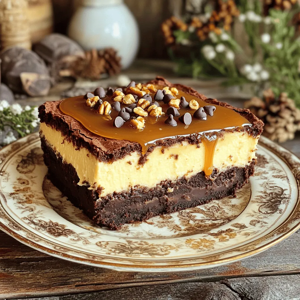 Caramel Brownie Cheesecake Delightful Layered Recipe