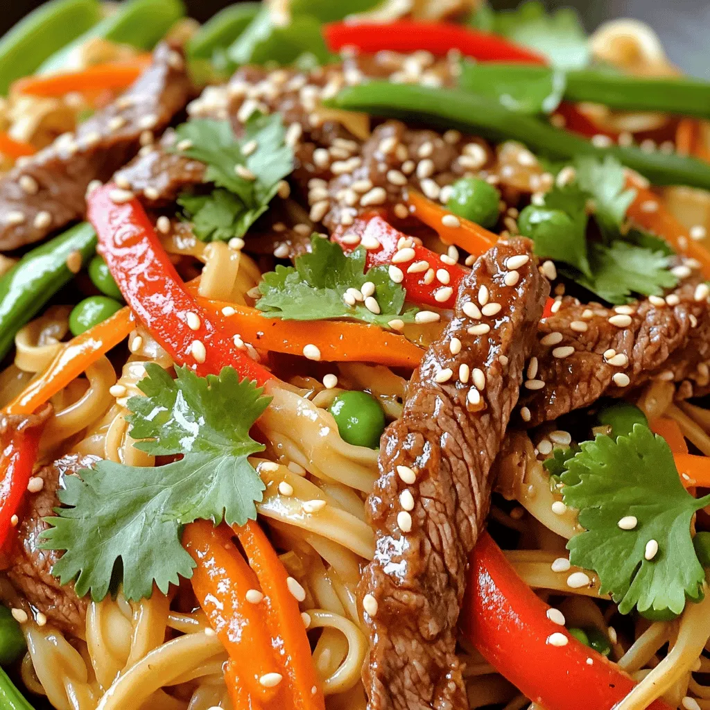 Hoisin Beef Noodles Recipe Simple and Flavorful Dish