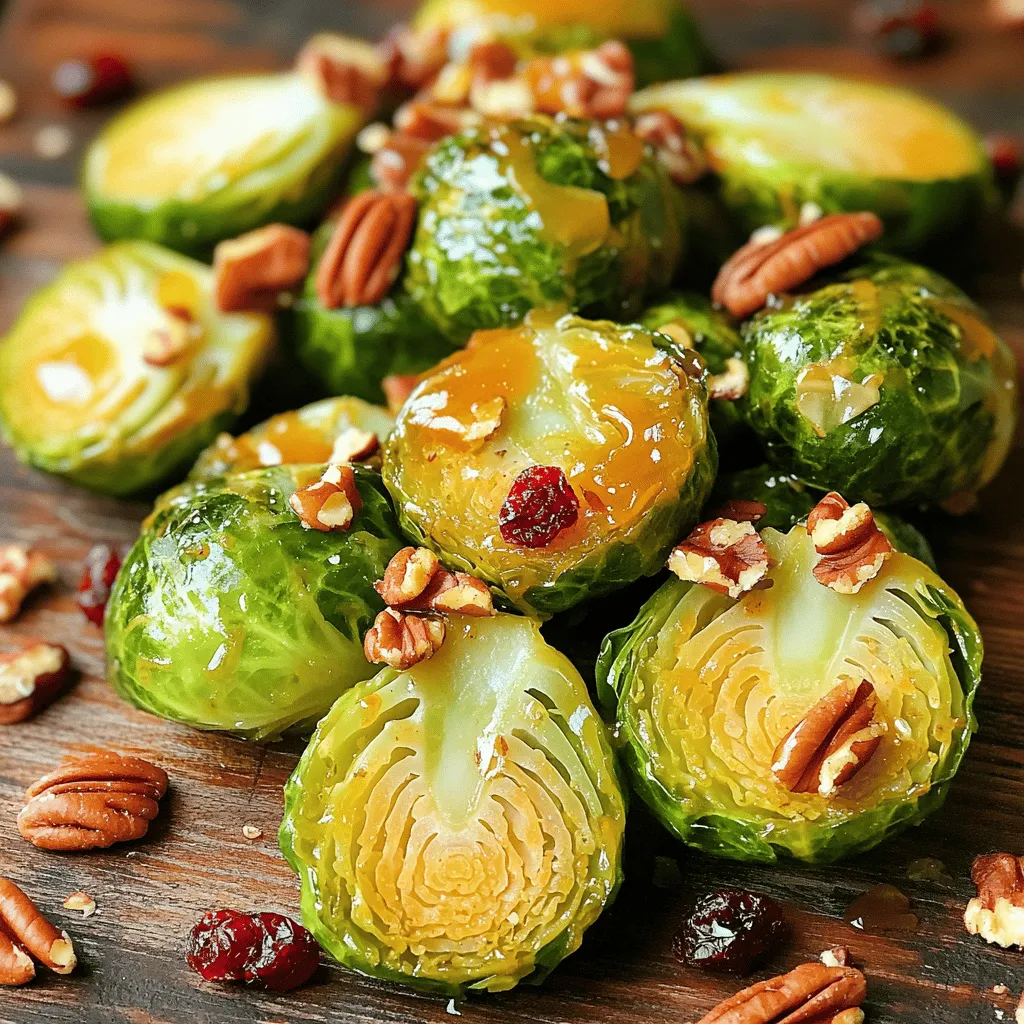 Maple Glazed Brussels Sprouts Savory and Satisfying Dish