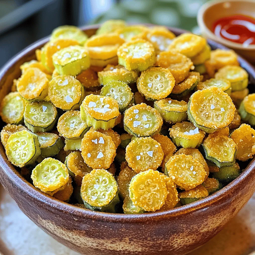 Easy Fried Okra Crispy and Delicious Treat