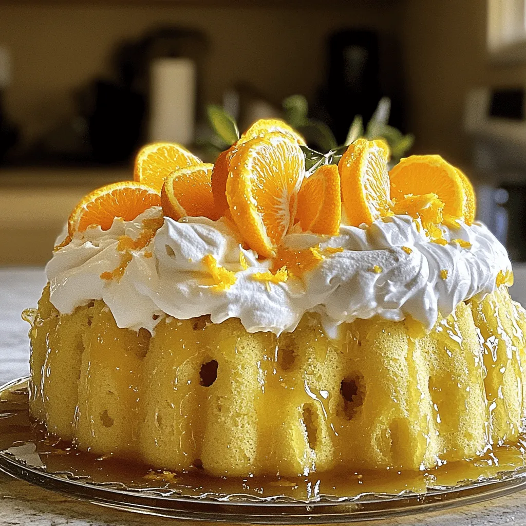 Orange Crush Poke Cake Delightful and Easy Recipe