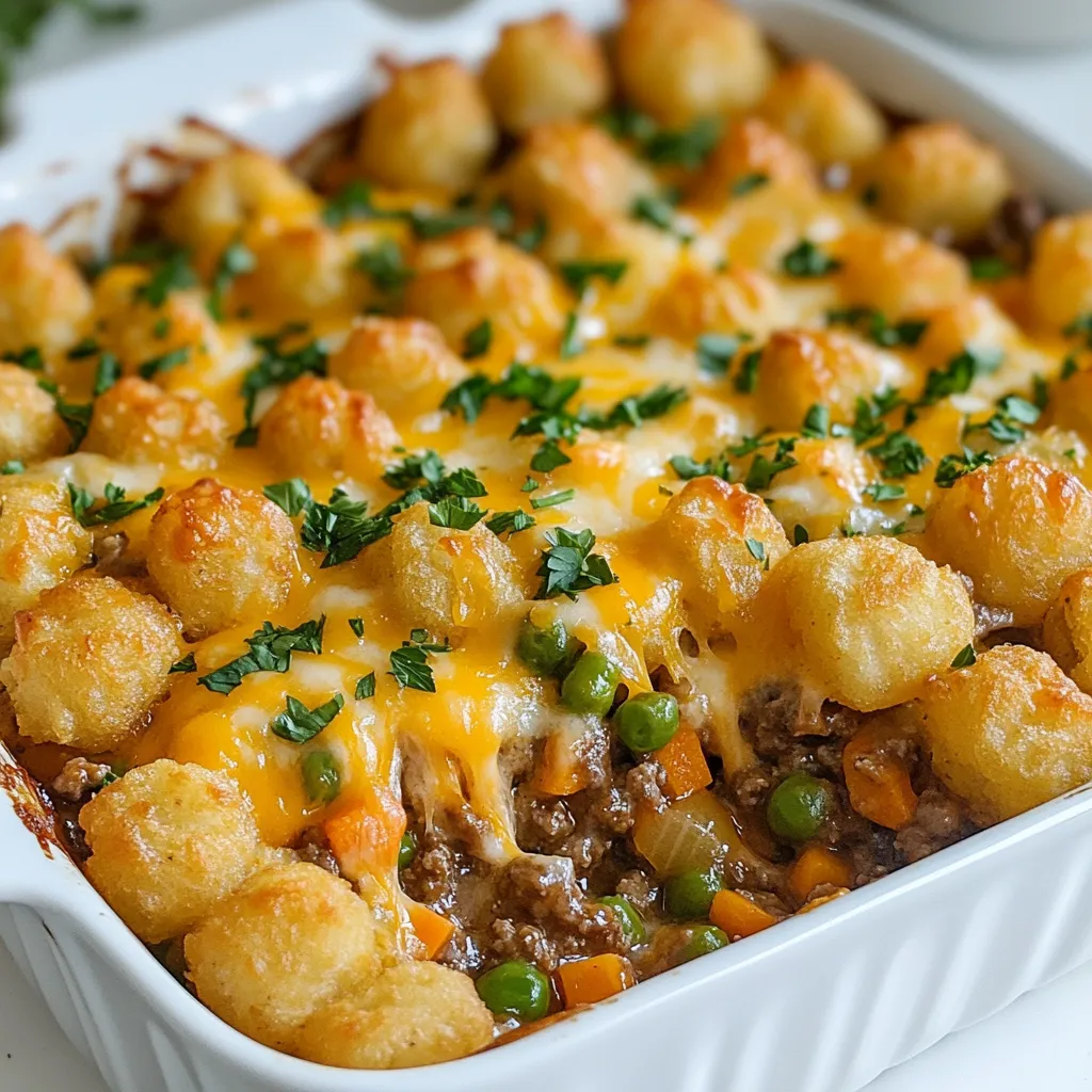 Tater Tot Beef Casserole Rich and Hearty Delight