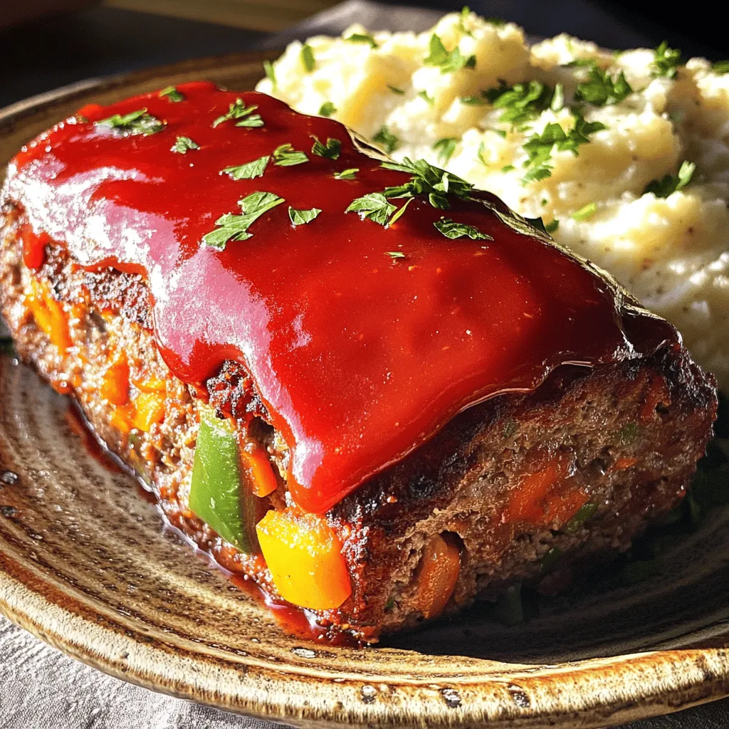 The magic meatloaf recipe stands out for its bold flavors and unique ingredients. Using ground beef or turkey gives it a rich taste. The mix of breadcrumbs and Parmesan cheese creates a nice texture. Adding grated carrots brings moisture and a hint of sweetness that elevates the dish.