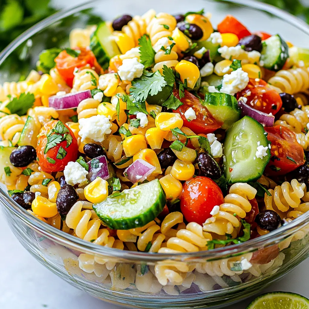 Cilantro Lime Pasta Salad Fresh and Flavorful Recipe