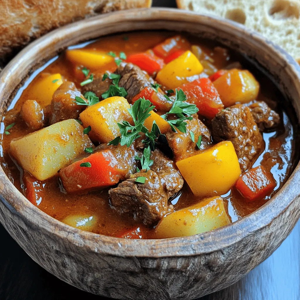 Authentic German Goulash Flavorful and Hearty Meal