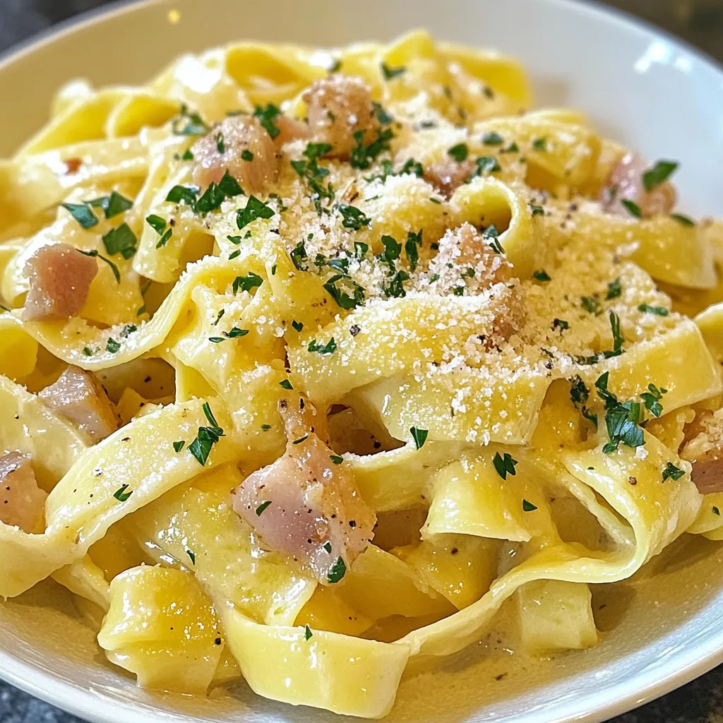 Creamy Chicken Carbonara Flavorful and Easy Dish