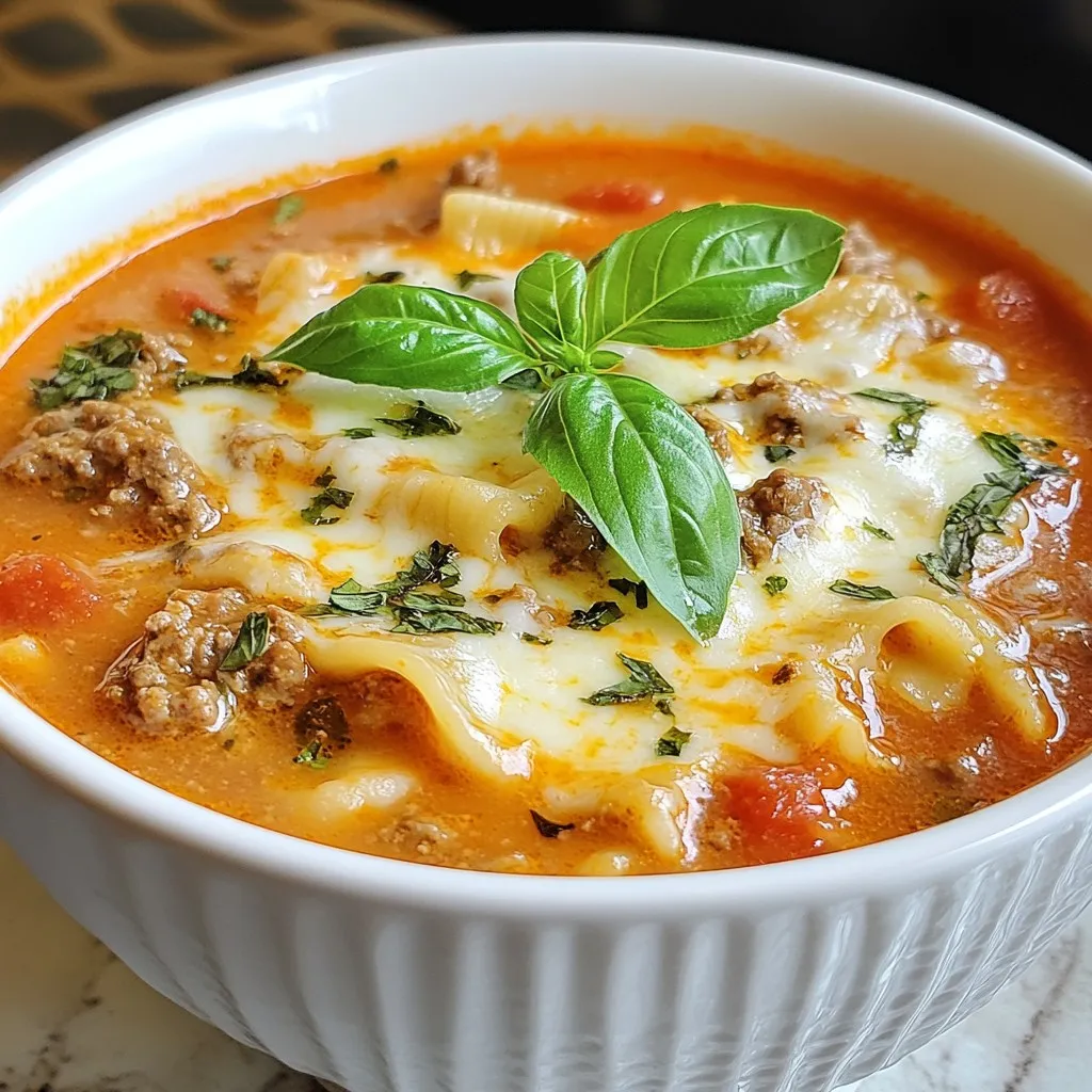 Creamy Lasagna Soup Simple and Tasty Comfort Meal