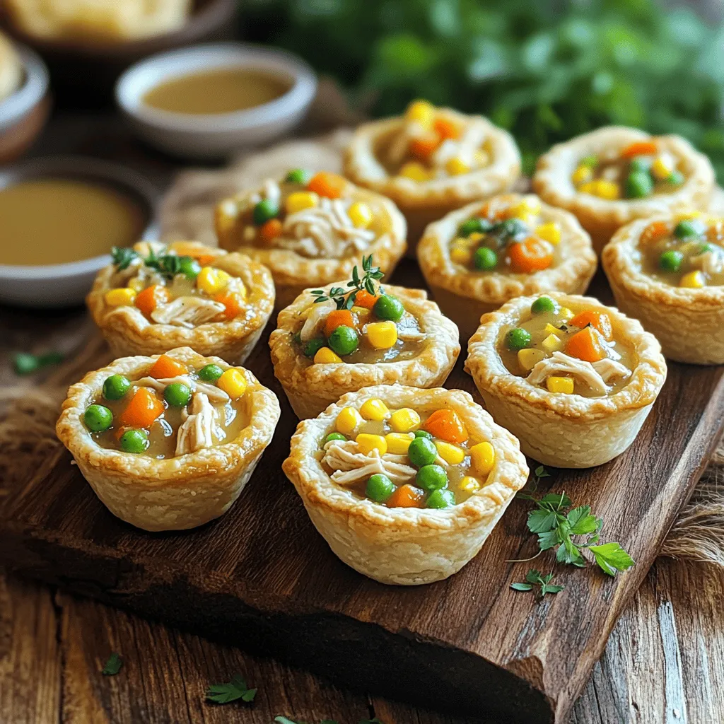 Mini Chicken Pot Pie Muffins Tasty and Fun Snack