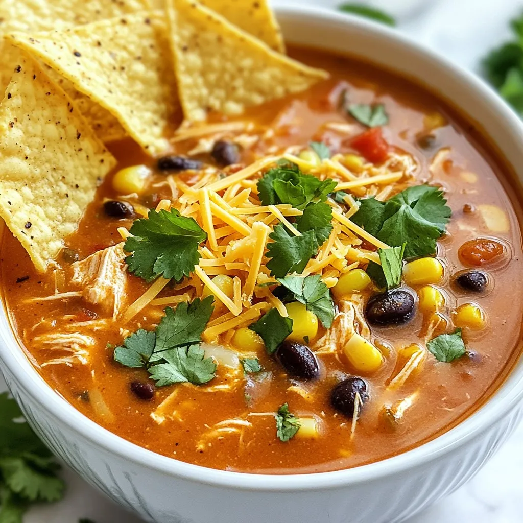 Grandma’s Creamy Chicken Enchilada Soup Divine Dish