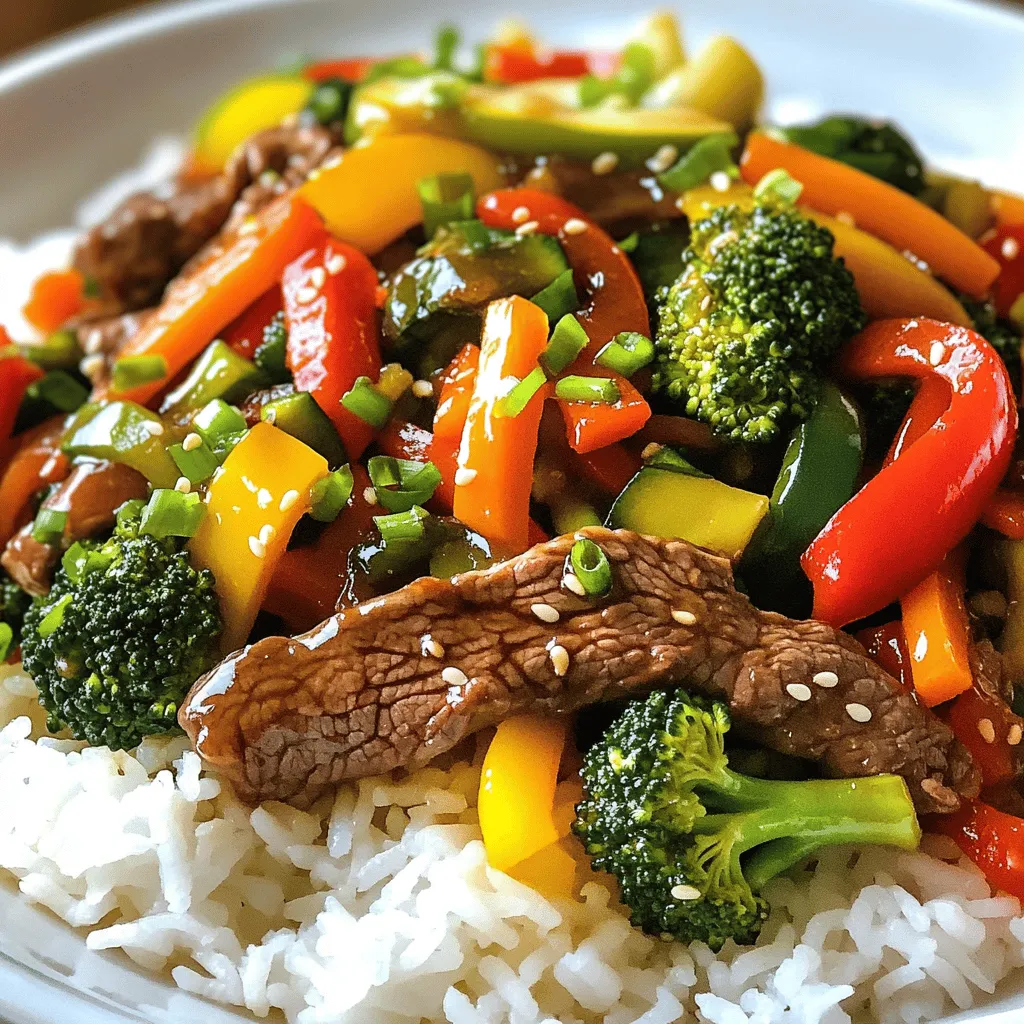 Beef Veggie Stir-Fry Quick and Tasty Meal Idea