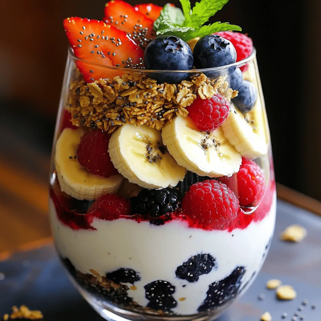 Spring Berry Parfait Fresh and Healthy Delight