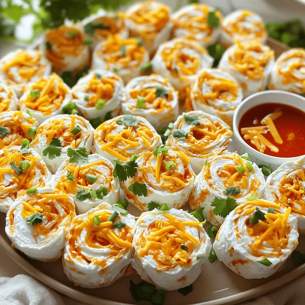 Buffalo chicken pinwheels are tasty snacks made with shredded chicken and spicy sauce. They are easy to make and fun to eat. You can serve them at parties or enjoy them as a quick meal. The blend of flavors and creamy texture makes them a favorite for many.