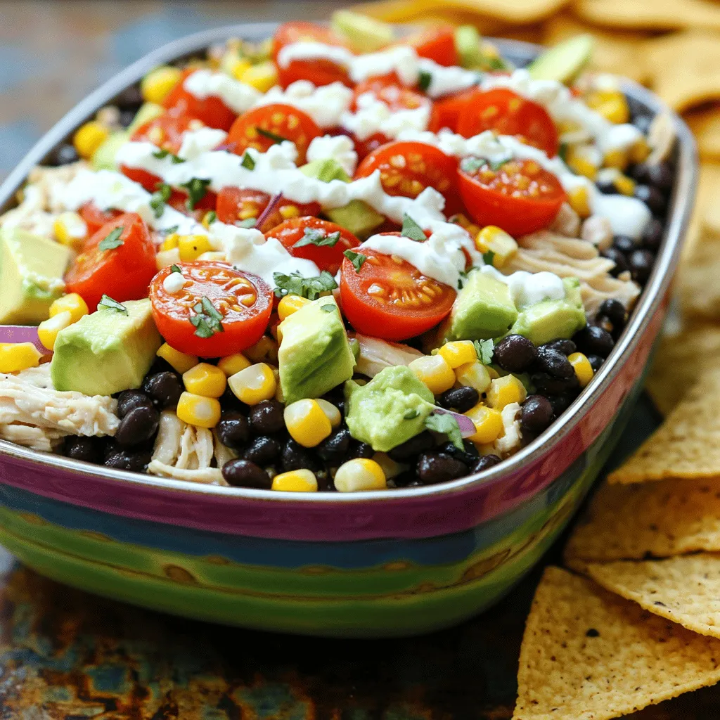 The ingredients for southwest cobb salad dip create a colorful and tasty dish. Here are the essential ingredients for a delicious dip: