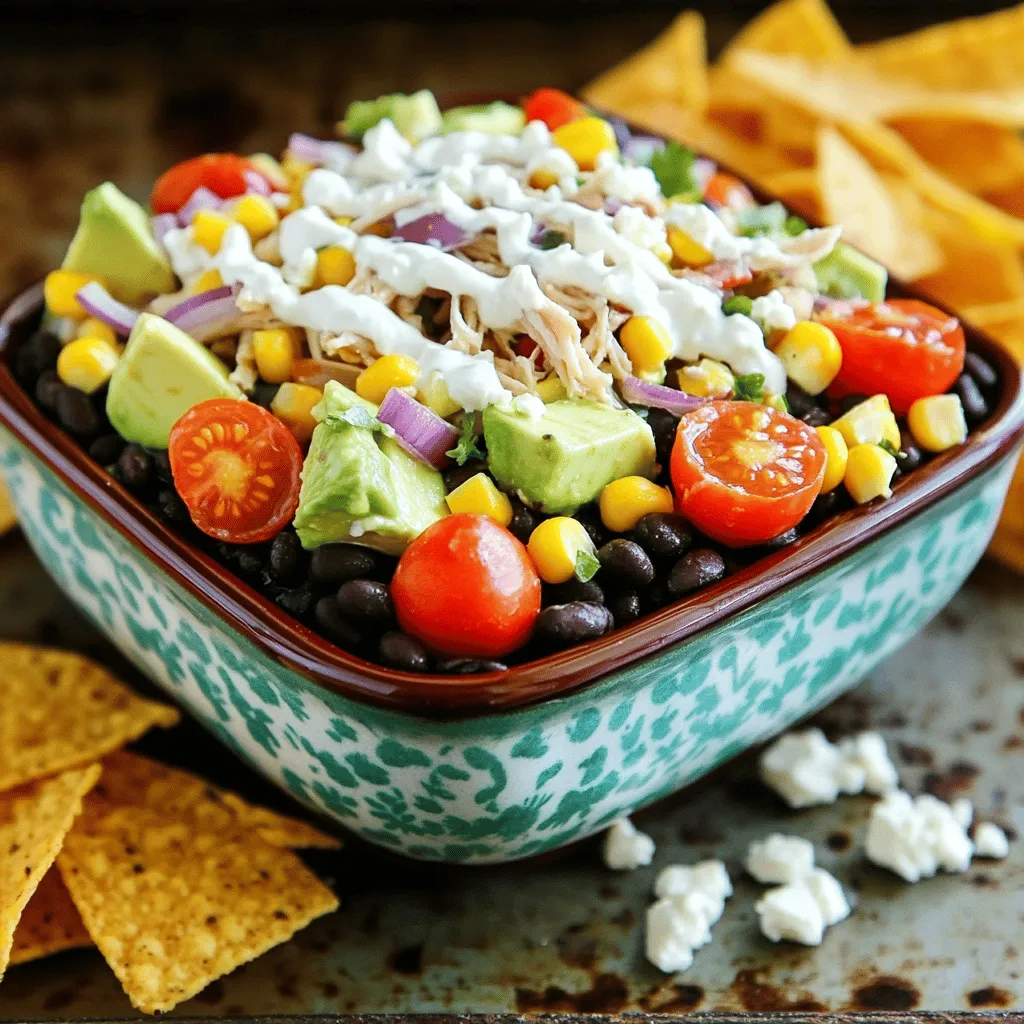 Southwest Cobb Salad Dip Flavorful and Easy Recipe