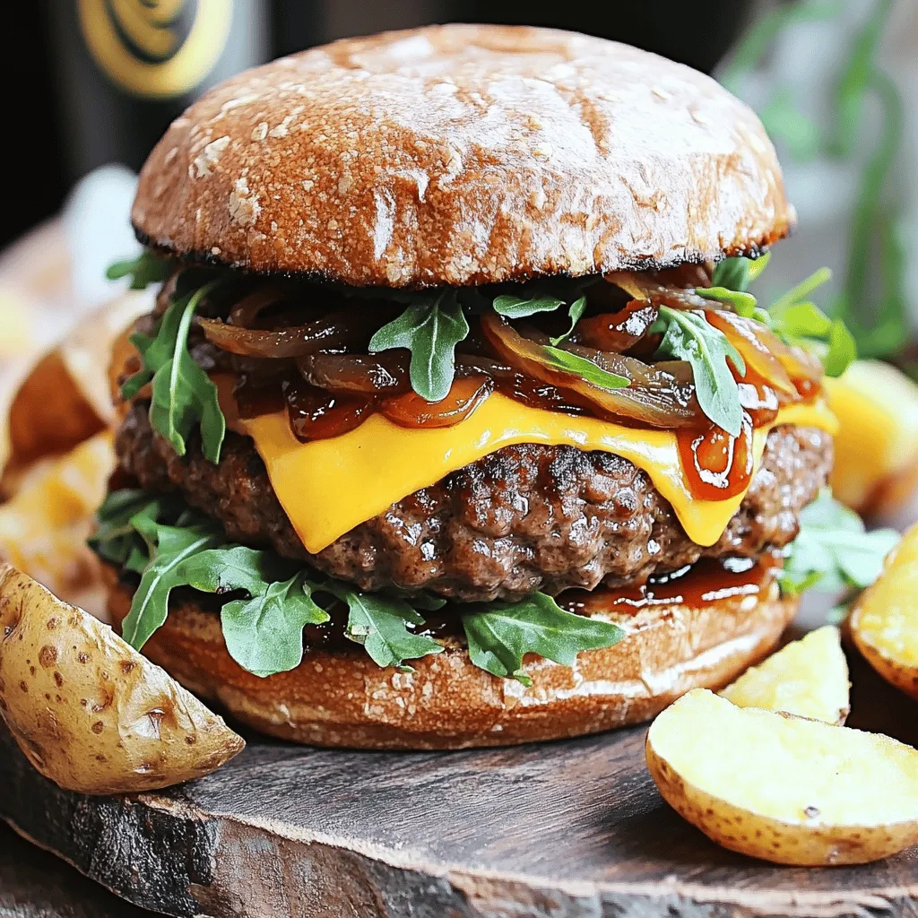 Delicious Irish Pub Burger Flavorful and Easy Recipe