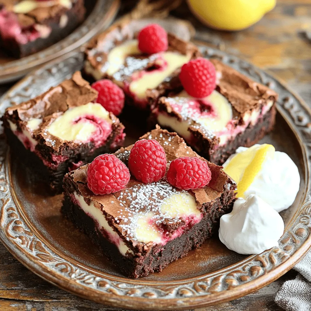 To make the perfect raspberry cheesecake brownies, you need a few key ingredients.