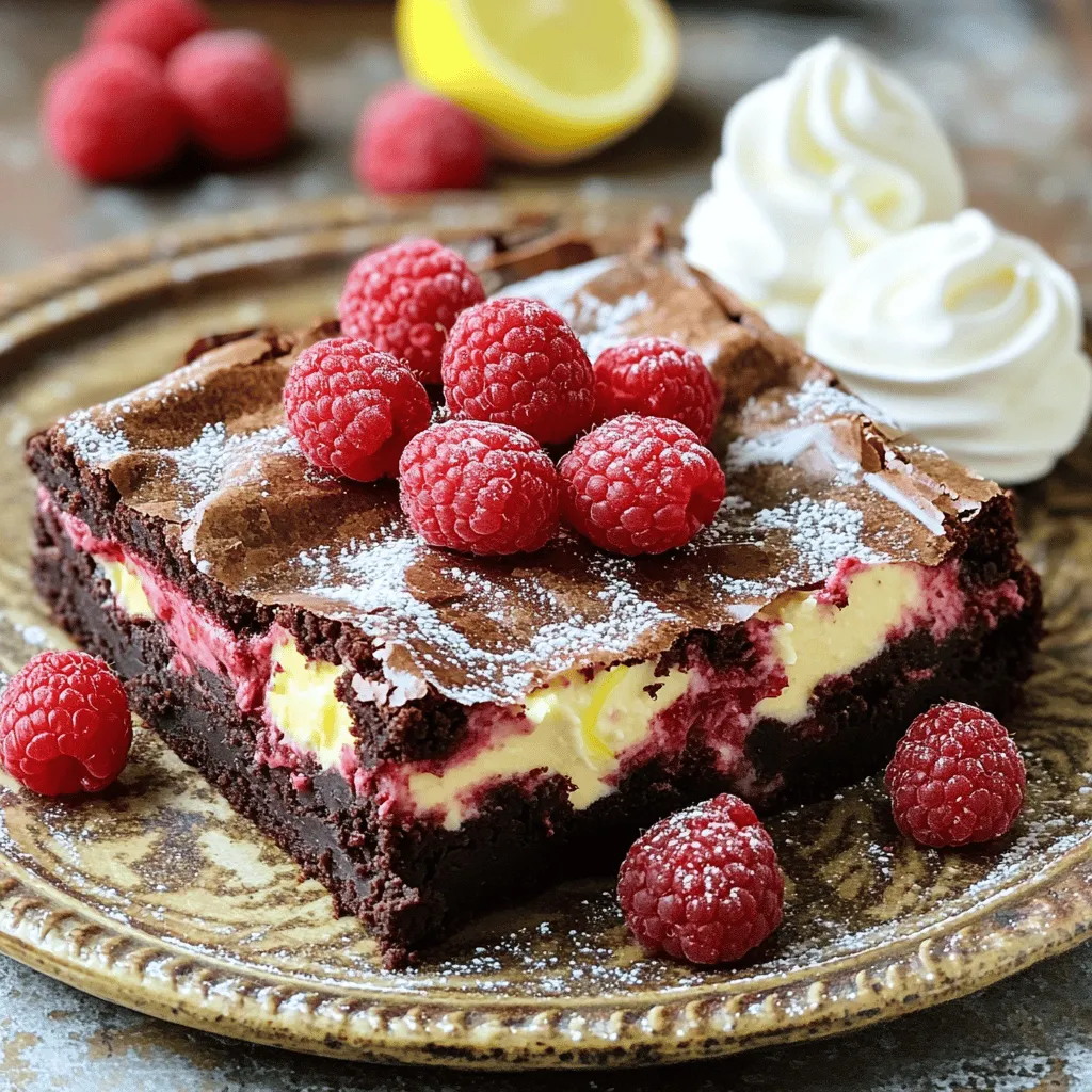 Raspberry Cheesecake Brownies Delightful and Easy Recipe