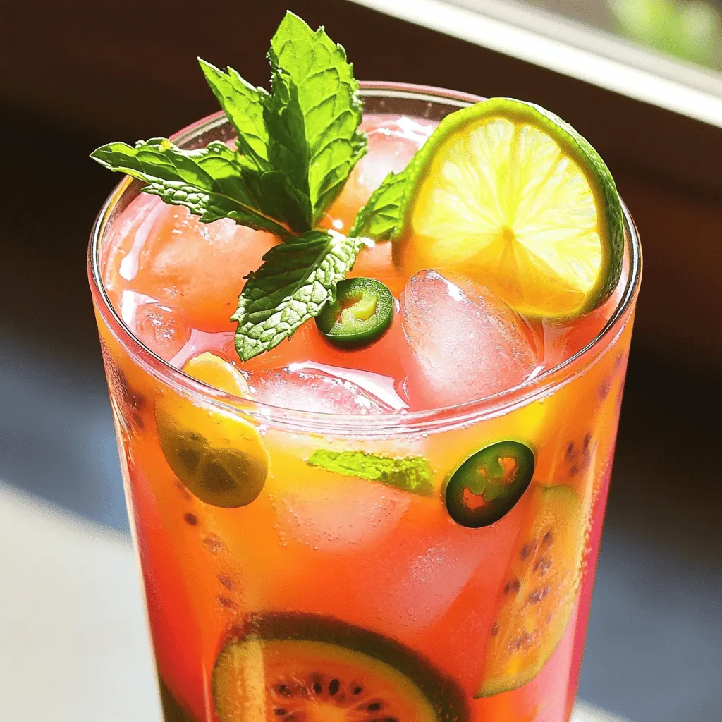 Spicy Guava Limeade Refreshing and Flavorful Drink