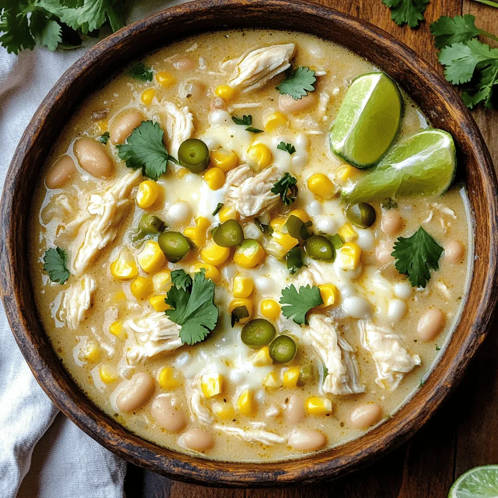 Creamy White Chicken Chili Rich and Flavorful Delight