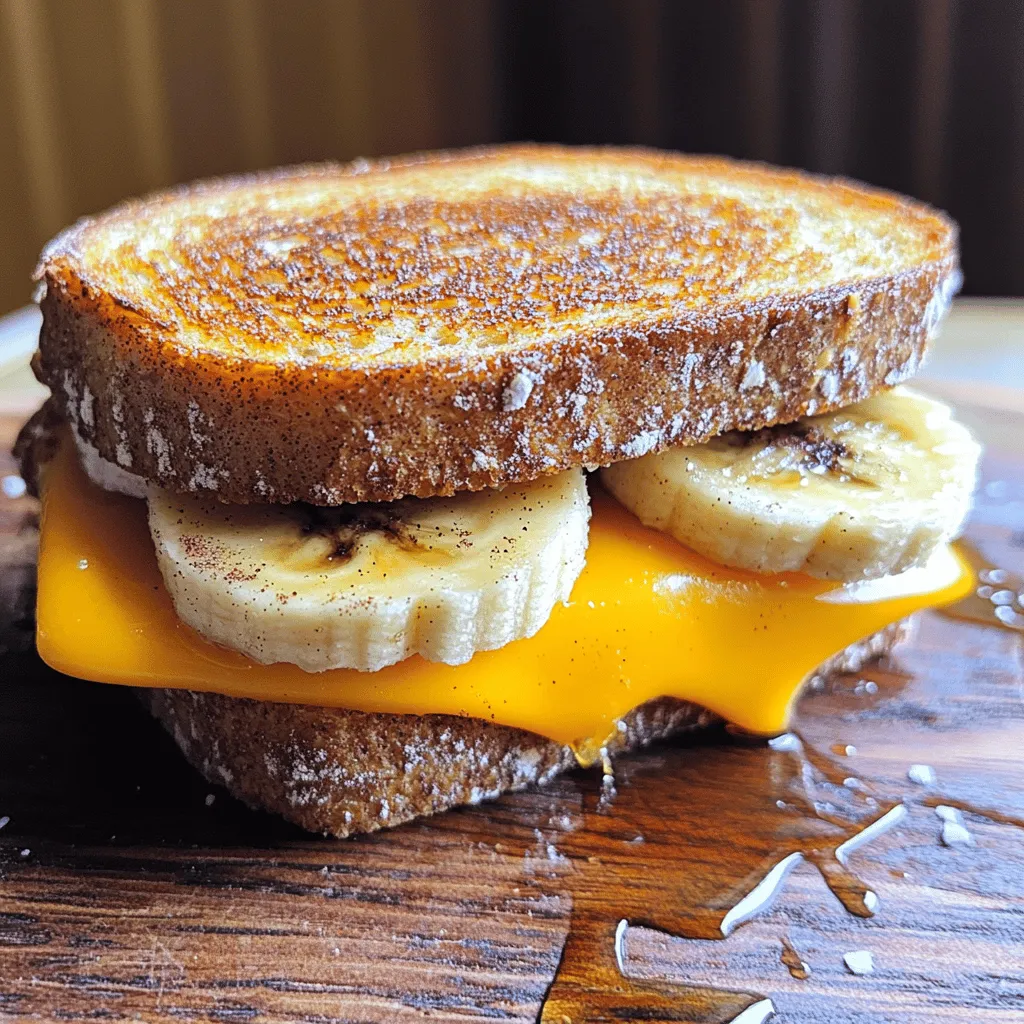 Honey Banana Grilled Cheese Sandwich Delight Recipe