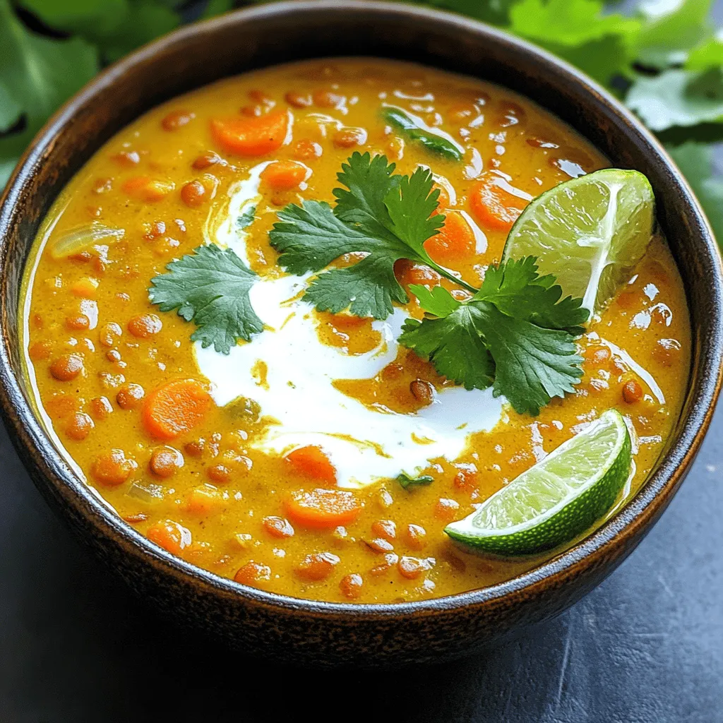 The key to a delicious creamy coconut curry lentil soup lies in its ingredients. Each one brings unique flavors and nourishment.