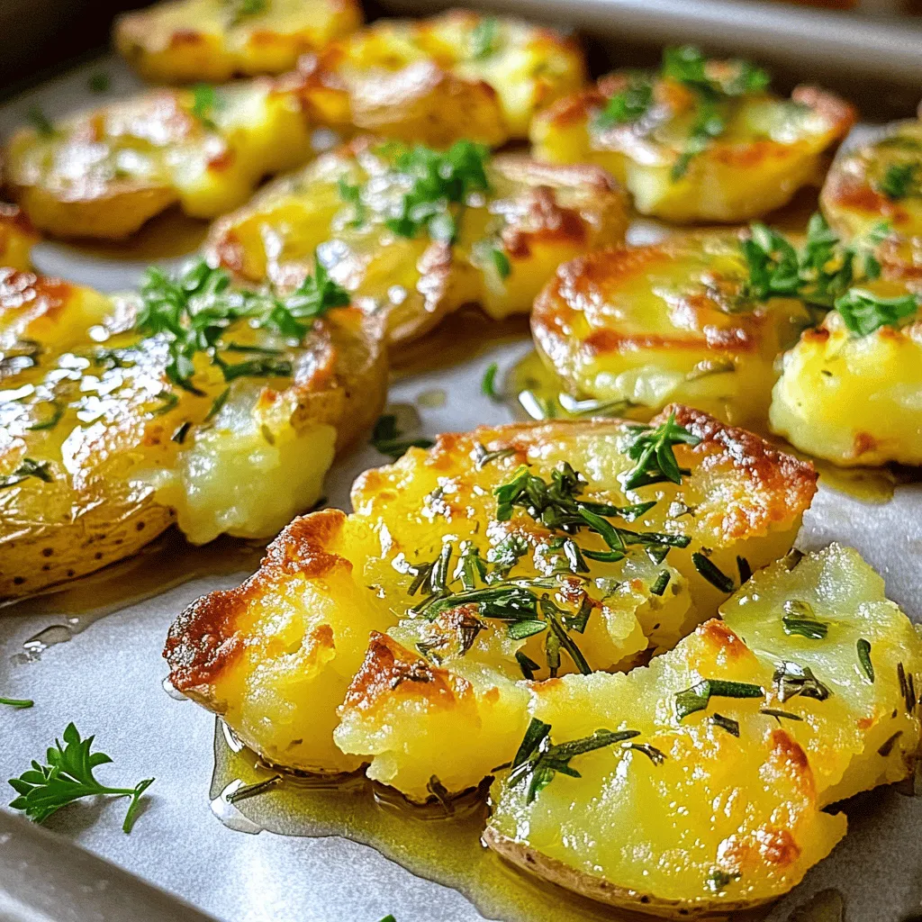 Deliciously Crispy Smashed Potatoes for Any Meal