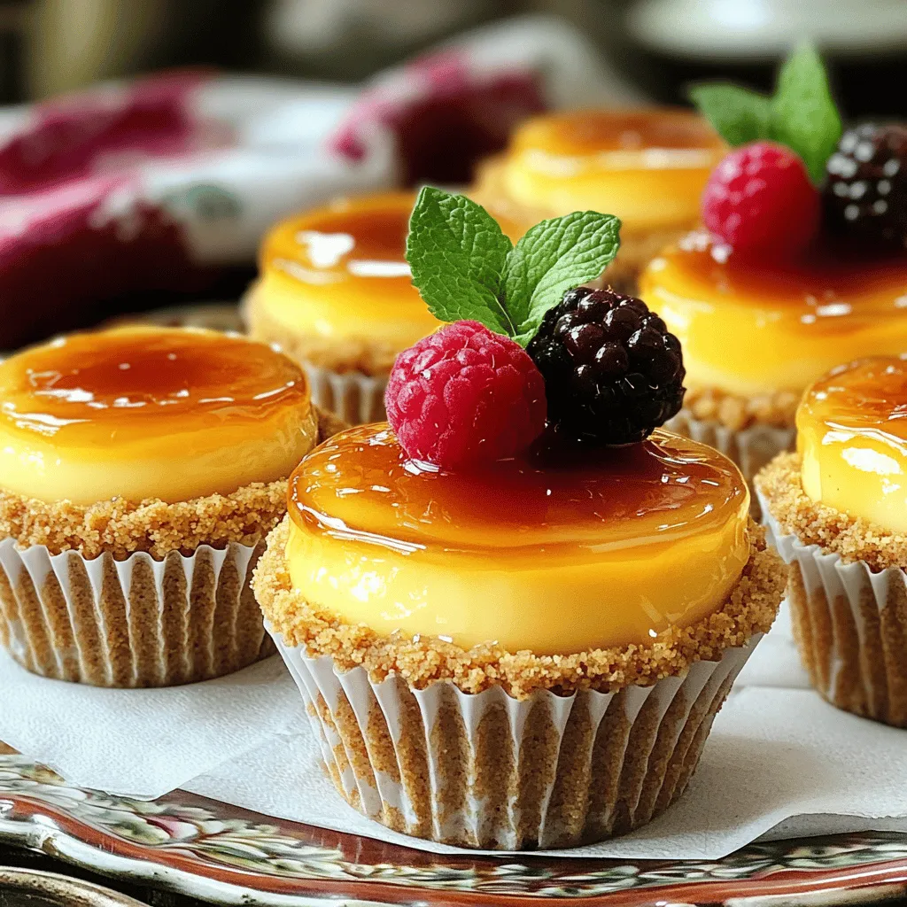 Mini Crème Brûlée Cheesecakes Delightful and Simple