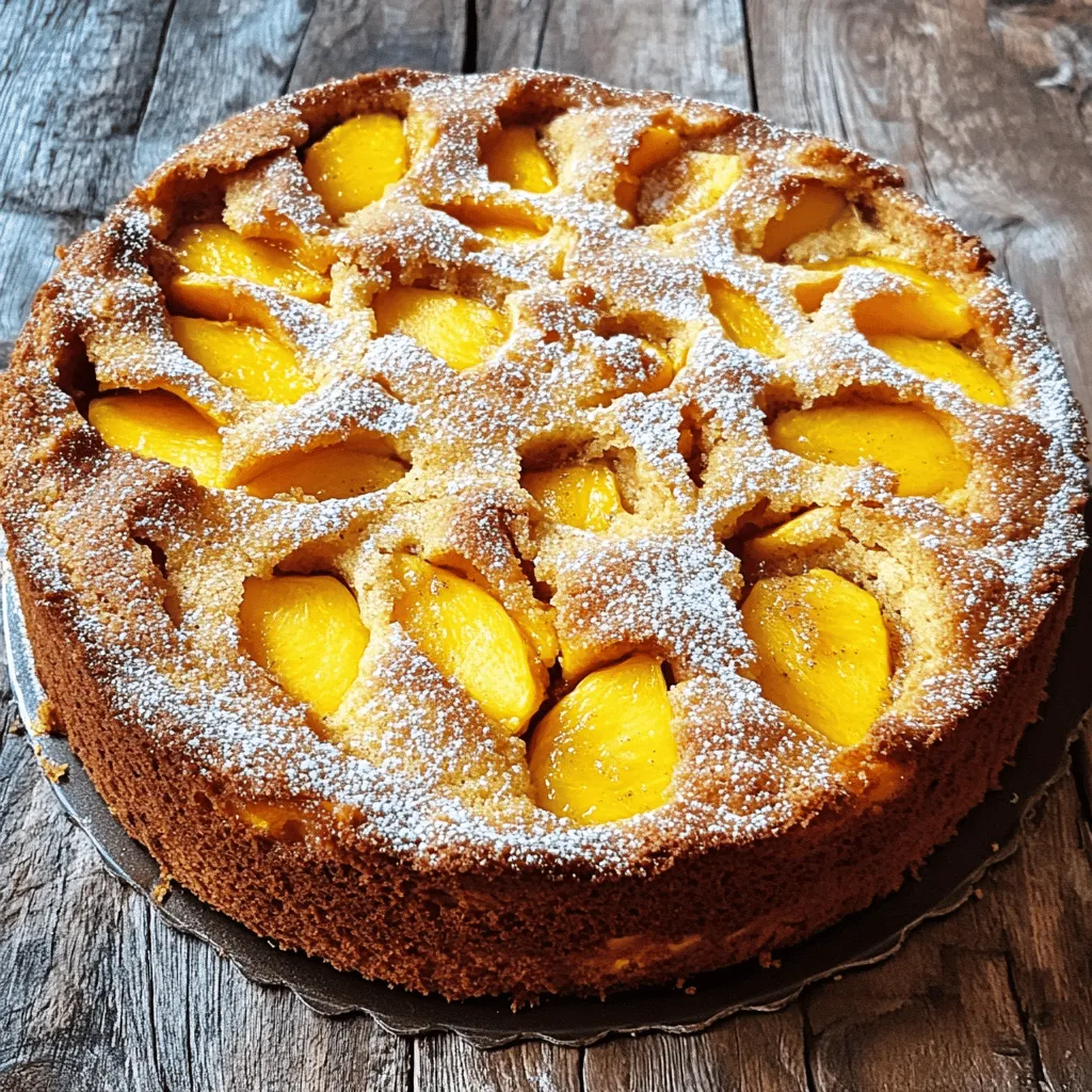Brown Sugar Peach Cake Delight for Every Occasion