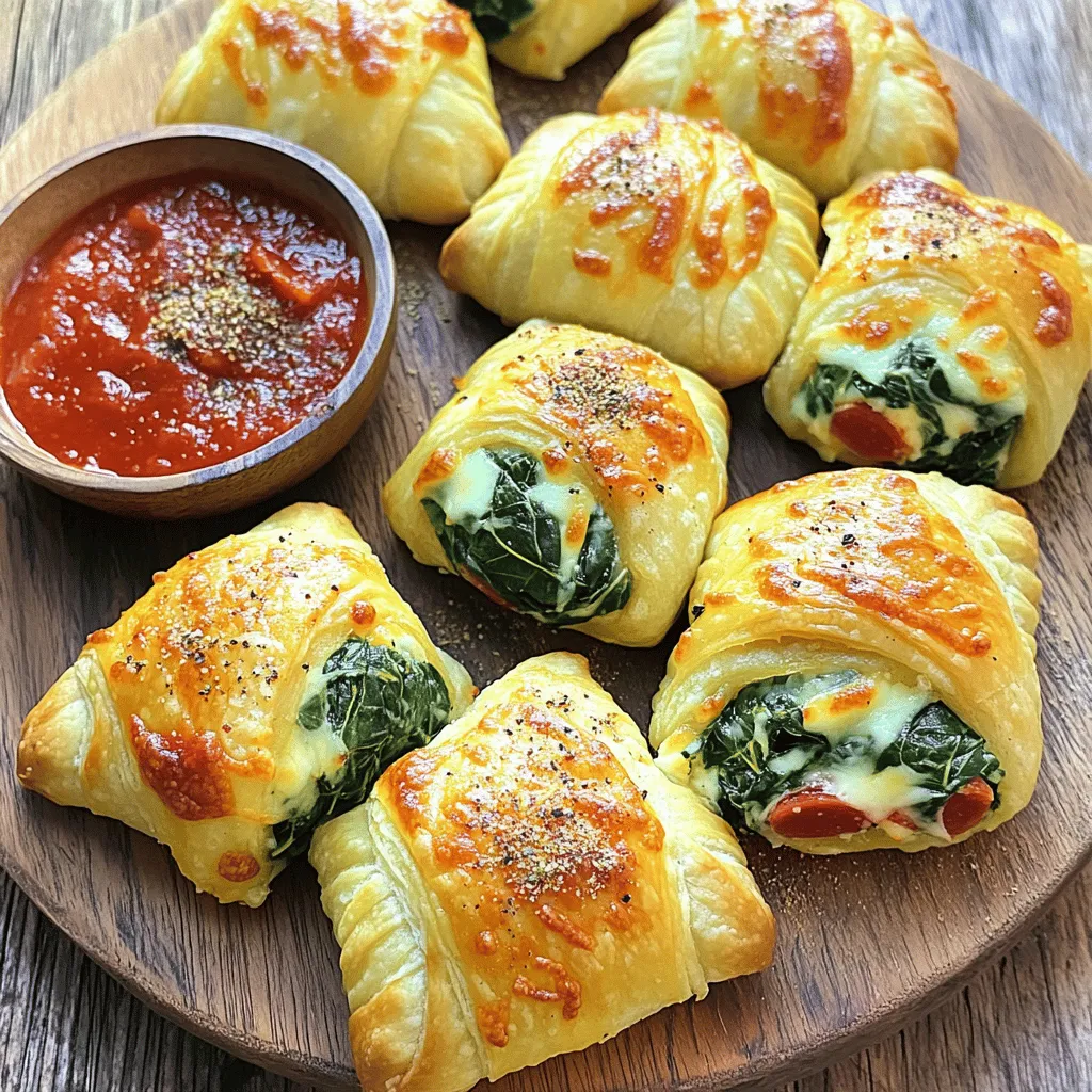 To make great pizza rolls, you need simple and tasty pizza roll ingredients. Start with refrigerated crescent dough. This dough is easy to use and gives a nice flaky texture. Next, you need mozzarella cheese. It melts well and adds a lovely stretch.