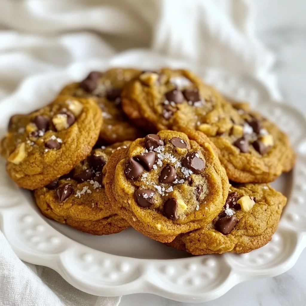 Brown Butter Pumpkin Chocolate Chip Cookies Delight