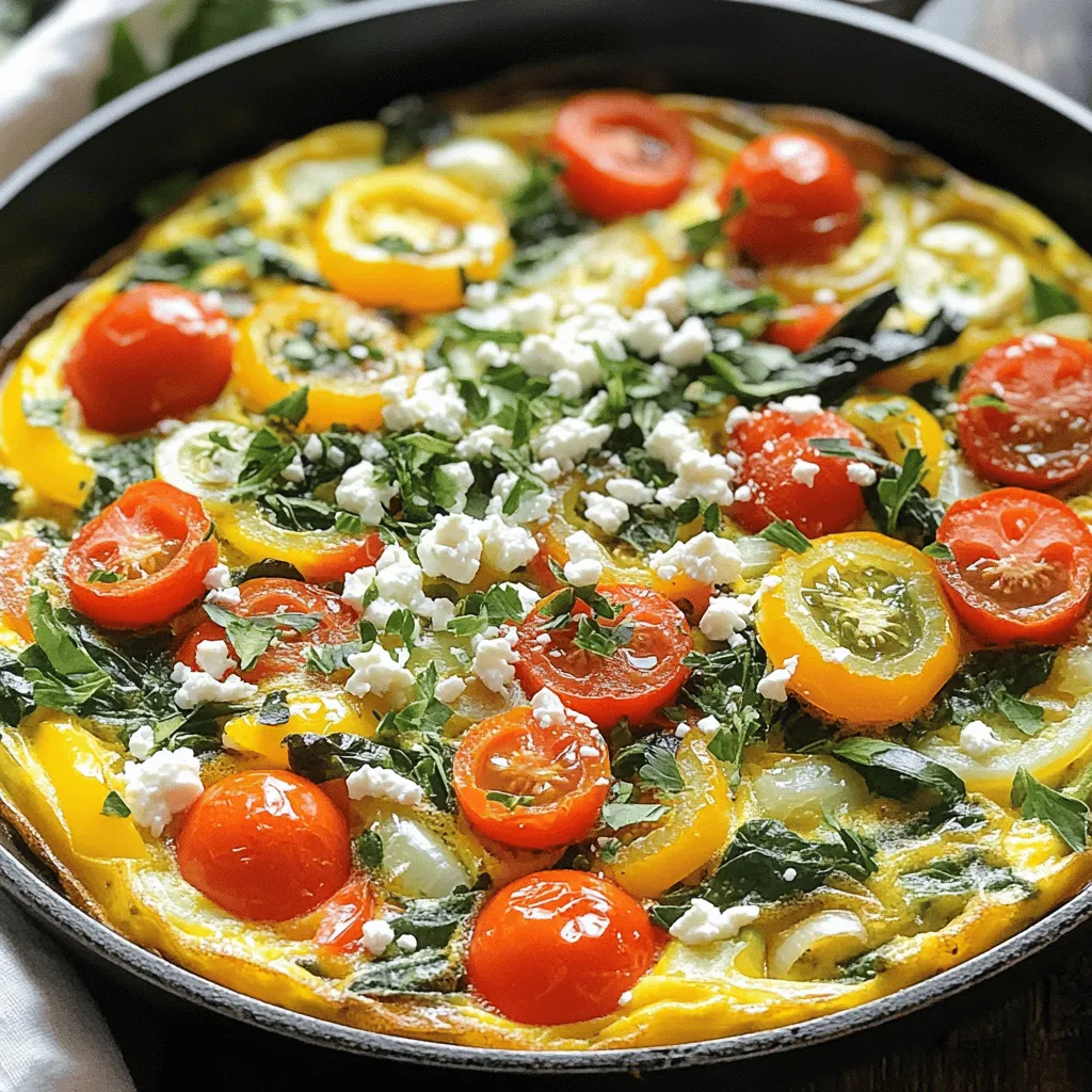 One-Pan Veggie Frittata Flavorful and Easy Recipe